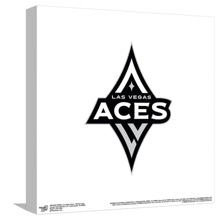 Gallery Pops WNBA Las Vegas Aces - Global Logo Canvas Wall Art, Unframed Version, 12" x 12"