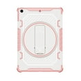 thumbnail image 2 of Jiahe Cover For iPad 9th/8th/7th Generation iPad 10.2 inch Case,Rubber Shockproof Rotation Stand with Pen Holder,Pink, 2 of 9