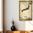 thumbnail image 4 of Japan Vintage Map Prints Canvas, Japan road Map Art Canvas, Canvas, ,Modern Wall Art, Street Map Artwork, 4 of 6
