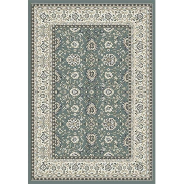 DynamicRugs YA242803150 2803 Yazd Collection 2 x 3.6 in.Traditional Rectangle Rug, Grey & Ivory