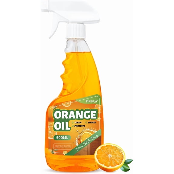 Wood Oil Polish Spray, Shines & Protects, Wood Cleaner and Furniture Polish for Cabinets Tables Floors 16.9 oz