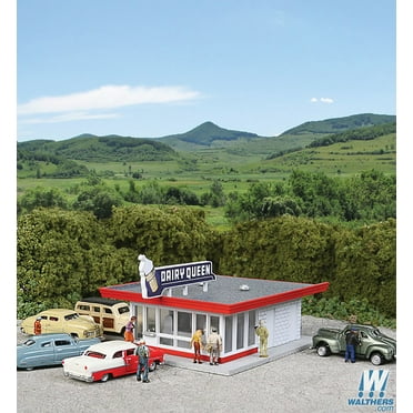 Walthers Cornerstone N Scale Building/Structure Kit Vintage Dairy Queen