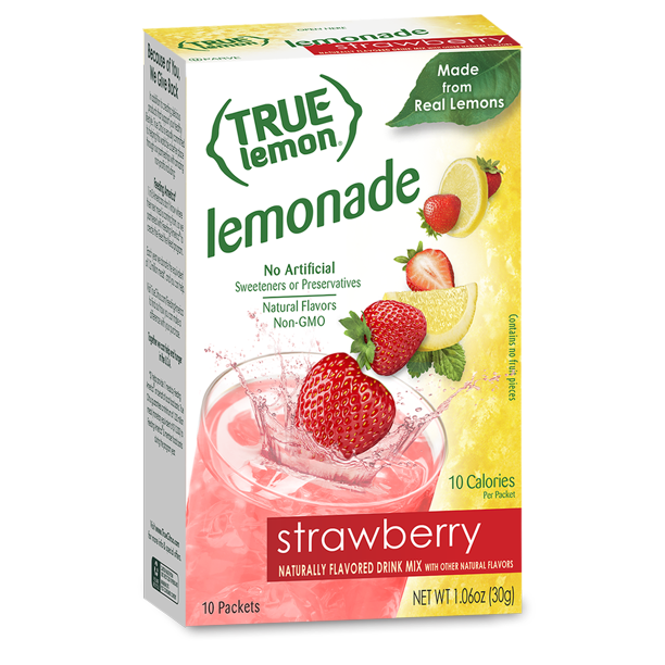 True Lemon Strawberry Lemonade Stevia Sweetened