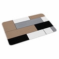 thumbnail image 2 of Brown Grey Door Mat&nbsp;Indoor Outdoor Entrance, Non Slip Rug for Kitchen Bathroom Entryway Rug, Modern Brown Geometric Washable Doormat Floor Mat for Office Home Decor 20x31.5 Inch, 2 of 8