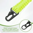 thumbnail image 3 of Uxcell Paracord Lanyard, Heavy Duty Keychain Lanyards Luminous Yellow, 3 of 7