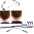 thumbnail image 1 of USHOBE 10Set Adjustable Eyewear Rope Black Silicone Non Slip Simple Design For Women, 1 of 4