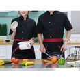 thumbnail image 2 of Chaqueta de chef unisex Sunnimix negro 3XL, 2 of 8