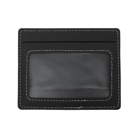 Unique Bargains 1 Pc Card Holder Durable Multi-slot Card Case Black