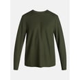 thumbnail image 5 of George Men's Waffle Knit Sleep Tee with Long Sleeves, Sizes XS-3XL, 5 of 5