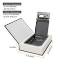 thumbnail image 3 of Pacolo Sturdy Chinoiserie Diversion Book Safe with Combination Lock, 8.7" x 6" x 2", 3 of 7