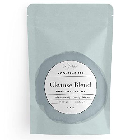 Organic Cleanse and Detox Tea for Women  30 Tea bags with Mint  Dandelion Root and Burdock Root