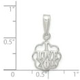 thumbnail image 2 of Sterling Silver I Love You Charm, 2 of 2