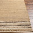 thumbnail image 4 of Hauteloom Kame Jute Living Room, Bedroom Area Rug - Beige, Brown, Orange - 6' x 9', 4 of 8
