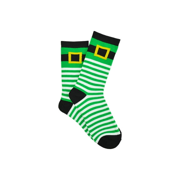 Everything Legwear St. Patrick's Day Buckle Crew