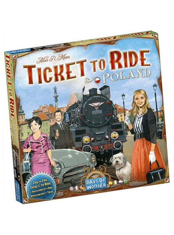 Ticket to Ride Strategy Board Game: Poland Map Expansion for Ages 8 an up, from Asmodee