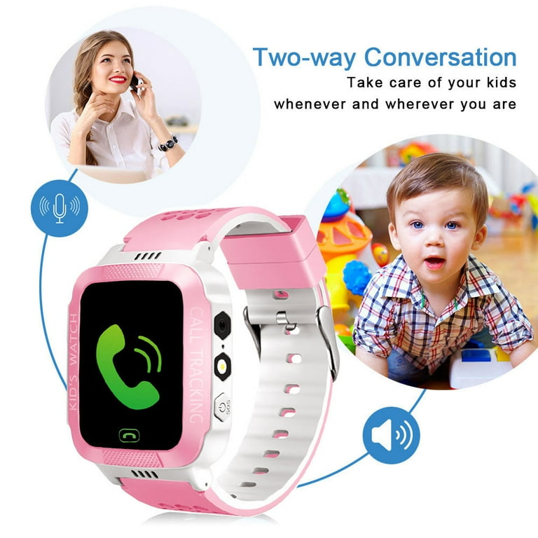 Kids Smart Watches with Tracker Phone Call for Boys Girls, Digital
