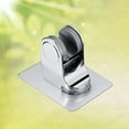 thumbnail image 3 of Jiandong shower holder Shower Head Holder Reusable Adjustable Shower Head Mount Wall Holder for Bathroom Accessories (Sticky Rack)(3.94X2.95X2.76Inch), 3 of 10