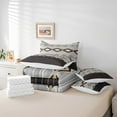 thumbnail image 4 of Erosebridal Southwestern Bedding Set Geometric Comforter Set With Sheets7 piece Tribal Bed in a Bag Queen Size American Design Brown Bed Set with Comforter,Sheets,Pillowcases, 4 of 5
