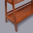 thumbnail image 2 of Metro 100% Solid Wood 34" Wide 3-Shlef Bookcase - Antique Mahogany, 2 of 11