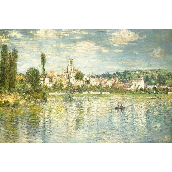 Vetheuil In Summer-Monet - CANVAS OR FINE PRINT WALL ART