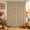 Light Khaki, variant on Ochre Solid Color Shower Curtain, Waterproof Shower Curtains for Bathroom, Minimalist Vintage Linen Texture Modern Washable Fabric Bathtub Curtain Set Bath Decor with 12 Hooks 48"x72"