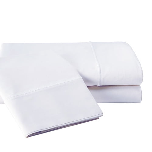 King, White 1 Fitted Sheet & 2 Pillowcases Fits Upto 10 Inches Deep Pocket Marrow Hem 100% Egyptian Cotton 1000 Thread Count Luxurious Collections Solid Pattern 1 Flat Sheet 