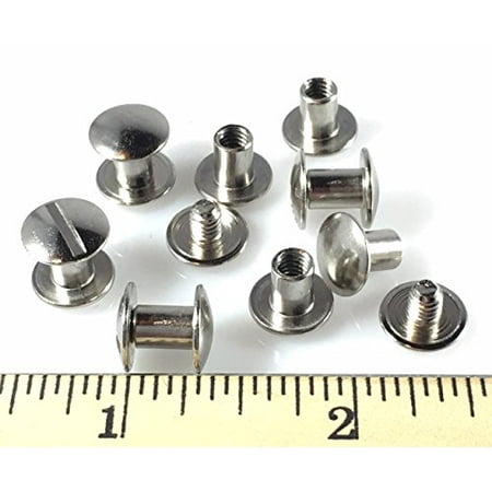 

Chicago Screws 1/4 Plain 100 Pcs Np Silver