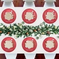 thumbnail image 6 of GZHJMY Red Snowflake Santa Claus Placemats 4Pcs,Holidays PVC Weave Place Mats Table Mats Non-Slip Easy to Clean for Home Kitchen BBQ Party Table Decor,15.4", 6 of 6