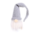 thumbnail image 1 of Toystoory Cubierta de botella de vino estilo nórdico Navidad Santa Claus tejido de felpa de comedor para el hogar botella de vino ropa decoración Kits de decoración para fiestas Gris blanco Toystoory HA068259-01, 1 of 6