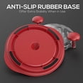 thumbnail image 7 of Chicken Shredder Tool Twist Large - 10'' Pro Meat Shredders for Chicken Breast,Visible Kitchen Gadgets Grinder Machine with Brush,Strong Anti-Slip Strip,Ergonomic Handle,BPA Free (Red), 7 of 7