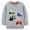 Z5-Gray, variant on BOBOGOJP Toddler Boys Cotton Sweatshirt- Cool Casual Crewneck Long Sleeve Kids Graphic Tops Dark Blue for Size 5-6 Years
