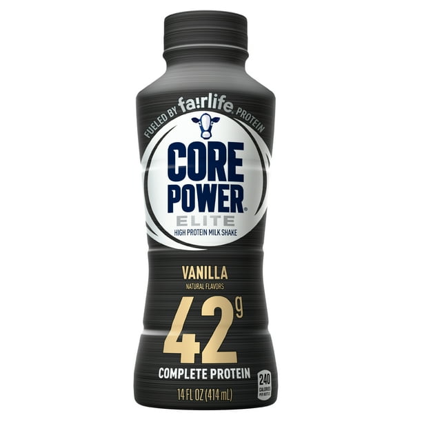 Core Power Elite Protein Drink, Vanilla, 42g Protein, 14 Fl Oz, 1 Ct ...