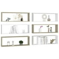 thumbnail image 4 of vidaXL 2/4/6x Wall Cube Shelves Engineered Wood Wall Unit Multi Colors/Sizes, 4 of 5