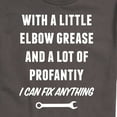 thumbnail image 3 of Instant Message - Elbow Grease And Profanity - Men's Short Sleeve Graphic T-Shirt, 3 of 6