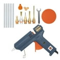 thumbnail image 1 of Pistolet à Colle Thermofusible 150W à Température Réglable, Pistolet à Colle Chaude pour Bâtons de Colle 11 mm, Outil à Main de Réparation Bricolage pour la Maison, Pistolet à Colle, Chauffage Rapide, 1 of 7