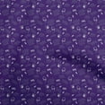 thumbnail image 1 of oneOone Tissu Popeline Coton Violet Rock Musique Matériel de Robe Tissu Imprimé Tissu au Mètre 56 Pouces de Large, 1 of 5