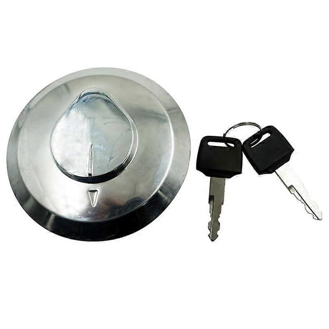 1Set Motorcycle Parts Replacement Aluminium Fuel Gas Tank Cover Lock Gas Cap Set With Two Keys Suitable for Honda King