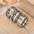 thumbnail image 3 of Women Men Fashion Simple Style Stainless Steel Butterfly Rings Jewelry,Size 6-13, 3 of 8