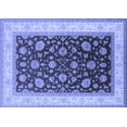 thumbnail image 1 of Ahgly Company Indoor Rectangle Oriental Blue Traditional Area Rugs, 7' x 9', 1 of 4