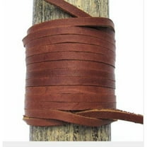 Lace Lacing Leather Topgrain Latigo Medium Saddle Brown 12 Feet 2 Pieces