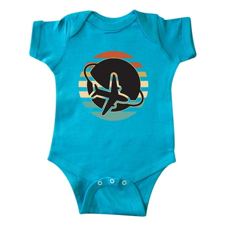 

Inktastic Airplane Trip Vintage Travel Gift Baby Boy or Baby Girl Bodysuit