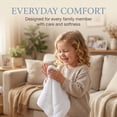 thumbnail image 6 of Unique Bargains 4Pcs Solid Cotton Absorbent Washcloths White 13" x 13", 6 of 6