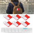 thumbnail image 1 of Llavero De Resucitador De RCP, Protector Facial De Emergencia De Válvula Unidireccional De PE Ligero Rojo De 6 Piezas Para Mochila Para Reanimación Cardiopulmonar, 1 of 7