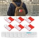 thumbnail image 4 of Llavero De Resucitador De RCP, Bolsa De Almacenamiento De Protector Facial De Emergencia Liviana Que Reduce El Peligro Válvula Unidireccional PE Rojo Para Reanimación, 4 of 7