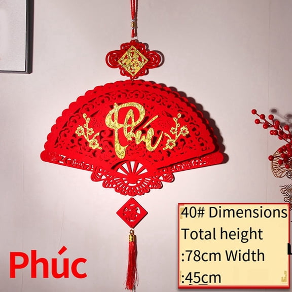 Chinese Lunar New Year Decor 2024 Vietnam Spring Festival Hanging Pendant Chinese Knot Pendant Home Decoration Style 7