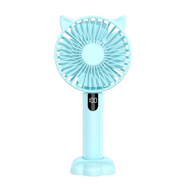 Ventilador pequeño portátil USB de mano, mini, recargable, para dormitorio de estudiantes, luz de noche de escritorio, ventilador eléctrico pequeño silencioso