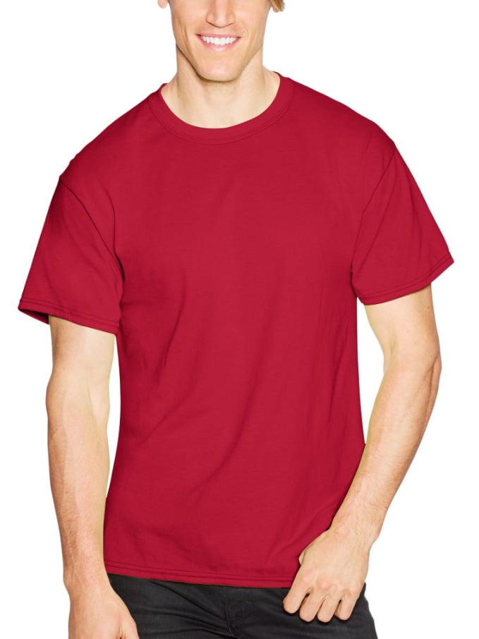 Hanes Hanes Mens Comfortblend Short Sleeve 5050 Crewneck T Shirt