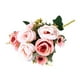 thumbnail image 2 of Ramo de flores artificiales perfecl ramo de rosas de imitación Rosa claro, 2 of 8