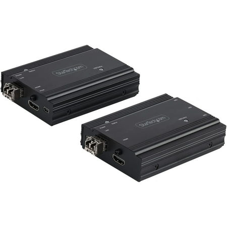 UPC: 0065030887694 | 4K HDMI KVM Extender over Fiber  HDMI Video & USB over Fiber  up to 984ft/300m (MultiMode)  10G MMF SFP+ modules  Remote KVM Switch/Console Extender  KVM Extension Kit (TX/RX) – Transmitter & Receiver