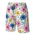 thumbnail image 5 of Naloa Rose Flowers Men's Beach Shorts, Surfing shorts, Swim trunks, Quick Dry Swim Trunks for Surfing Beach Fun - 3X-Large, 5 of 9